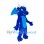 ‌Blue Dragon Mascot Costume