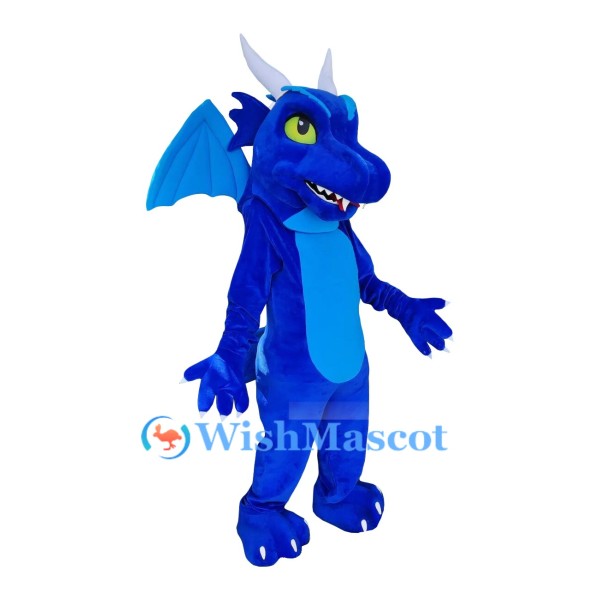 ‌Blue Dragon Mascot Costume