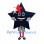 Black Star Mascot Costume