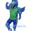 Muscle ‌Blue Dragon Mascot Costume