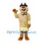 Firefighter Squirrel Mascot Costume