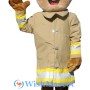 Firefighter Squirrel Mascot Costume