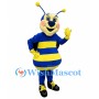 Blue Bee Mascot Costume