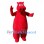 Red Hippo Mascot Costume