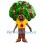 Apple Tree Mascot Costume