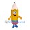 Bright Pencil Mascot Costume