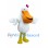 Female Pelican Mascot Costume