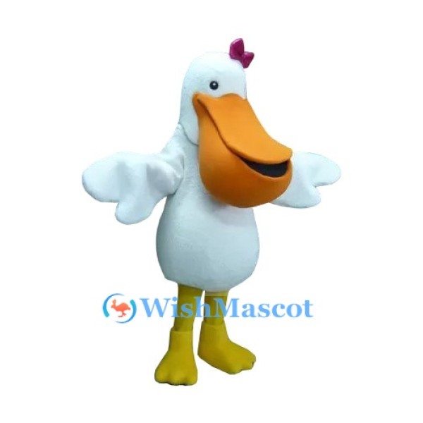 Female Pelican Mascot Costume