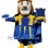 Blue & Yellow Knight Mascot Costume