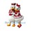 Festive Donald & Daisy Duck Mascot Costume