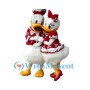 Festive Donald & Daisy Duck Mascot Costume