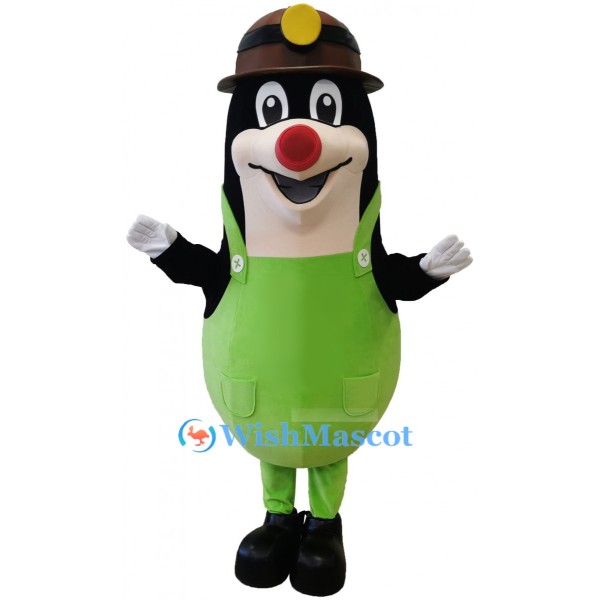 Miner Mole Mascot Costume