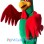 Vibrant Rooster Mascot Costume