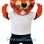 Energetic Lion Mascot Costume