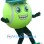 Tennis Ball Mascot Costume