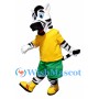 Cute Zebra Mascot Costume
