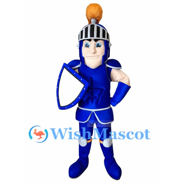 Blue Knight Mascot‌ Costume