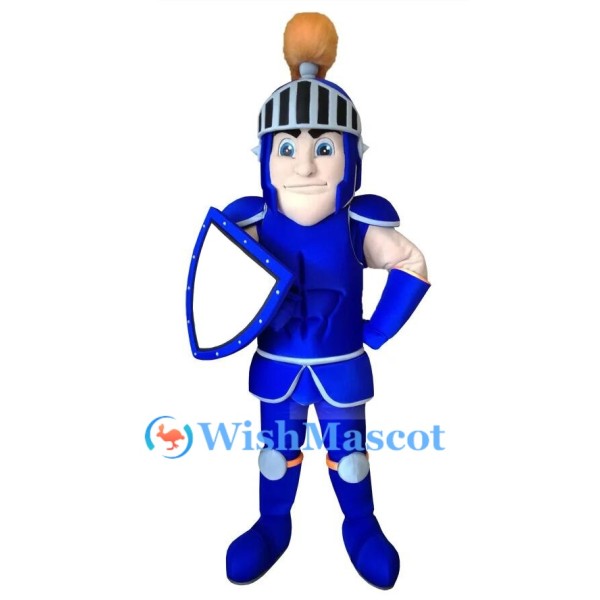 Blue Knight Mascot‌ Costume