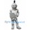 Gray Knight Mascot Costume