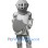 Gray Knight Mascot Costume