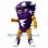 Muscle Purple Lightning Mascot Costume