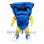 Blue Tornado Mascot Costume