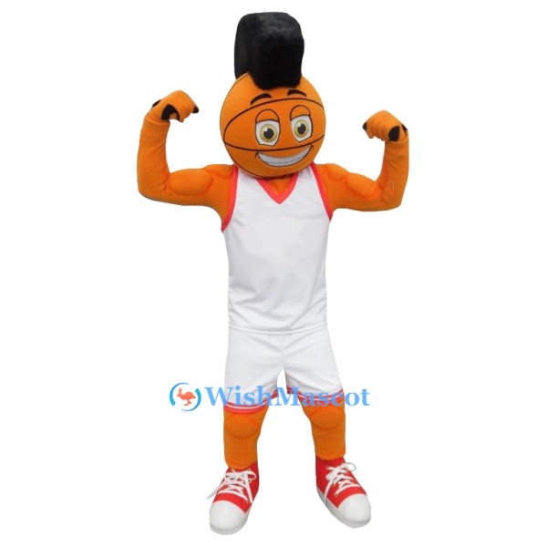 Muscular Basketball Mascot Costume