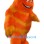 Orange Monster Mascot Costume