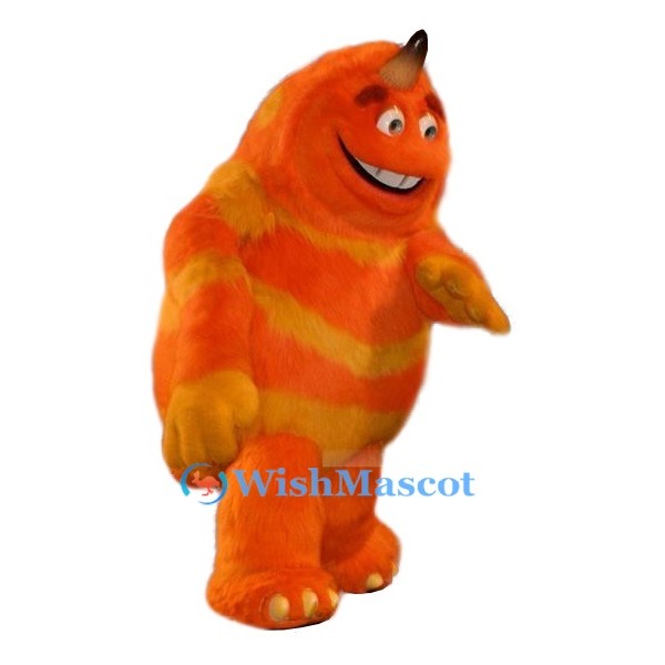 Orange Monster Mascot Costume
