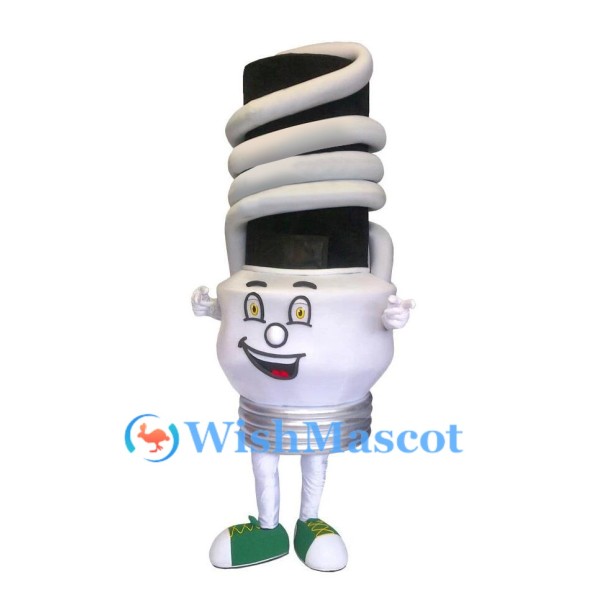 ‌Eco - Friendly Light Bulb Mascot Costume