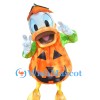 Donald Duck in Halloween Pumpkin Mascot Costume