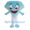 Blue Diamond Mascot Costume