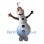 Olaf the Snowman Mascot Costume
