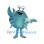 Blue Crab Cartoon Mascot Costume