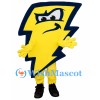 Yellow Lightning Mascot Costume