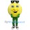 Bright Tennis Ball Mascot Costume