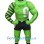 Green Football Man Mascot Costume