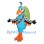 Colorful Peacock Mascot Costume