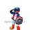Captain America Oregon Duck Mascot Costume