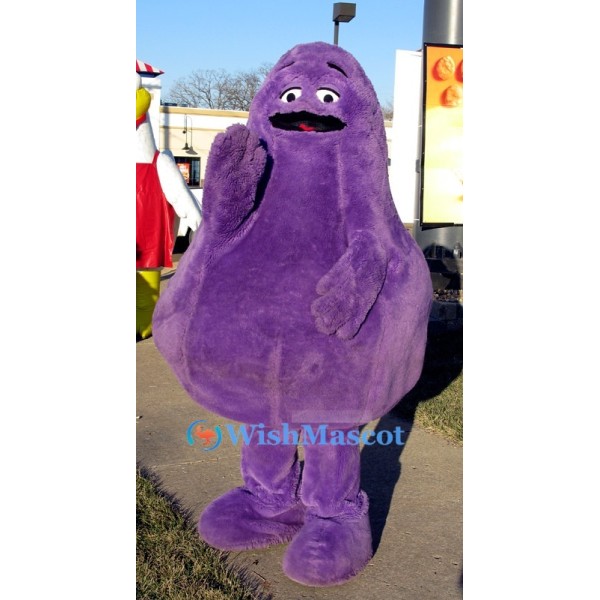 Purple Monster Mascot Costume