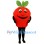 Red Apple Mascot Costume