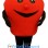 Red Apple Mascot Costume