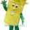 Yellow Trash Can Mascot Costume