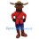 Mounted Police Moose Mascot Costume