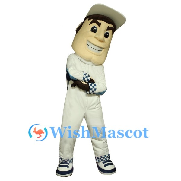 Rally Racer Mascot Costume