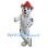 Dalmatian Firefighter Mascot Costume
