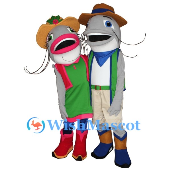 ‌Festive Catfish‌ Mascot Costume