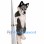 Gray & White Fox Dog Mascot Costume