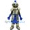 Shiny Silver Knight Mascot Costume