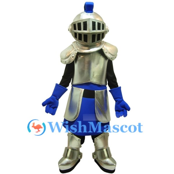 Shiny Silver Knight Mascot Costume